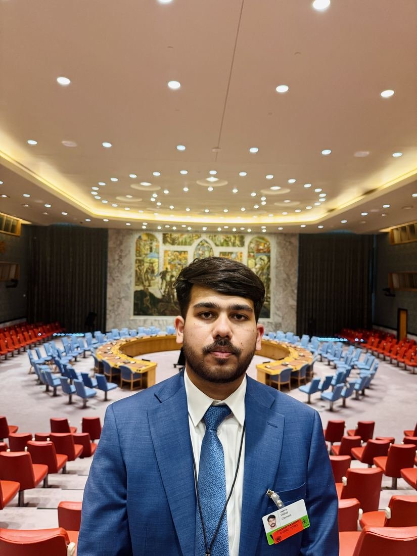 PIFIS delegate at UN Security Council Chamber
